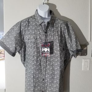 Lion CrestMan Shirt Short Sleeve 3X